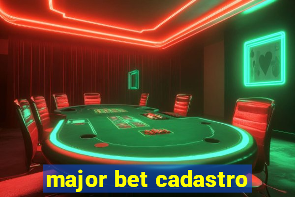 major bet cadastro